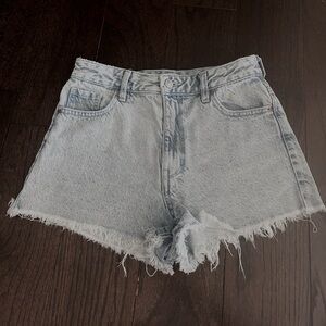 Pacsun high rise festival denim shorts